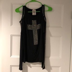 Vocal cold shoulder top